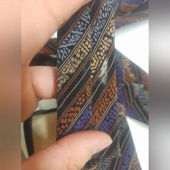 Missoni Cravette Striped Silk Tie *Vintage* - Picture 12 of 12